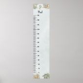 Poster Graphique de croissance personnalisé avec monogram (Devant)
