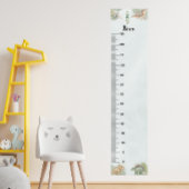 Poster Graphique de croissance personnalisé avec monogram
