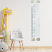 Poster Graphique de croissance personnalisé avec monogram
