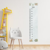 Poster Graphique de croissance personnalisé avec monogram