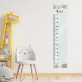 Poster Graphique de croissance personnalisé avec monogram