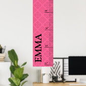 Poster Graphique de croissance personnalisé - Baroque (Bureau à domicile)