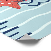 Poster Graphique de croissance Phare maritime et étoile d (Coin)