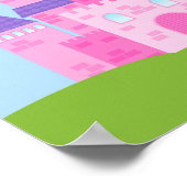 Poster Graphique de croissance pour enfants Princess (Coin)