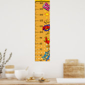 Poster Graphique de croissance rétro (Cuisine)