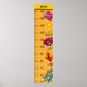 Poster Graphique de croissance rétro (Devant)