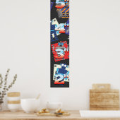 Poster Graphique de croissance robotique (Cuisine)