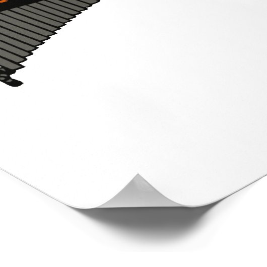 Poster Graphique de design Marimba 1 (Coin)