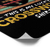 Poster Graphique de devis du lecteur de mots croisés amus (Coin)