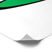 Poster Graphique de golf 18e trou (Coin)