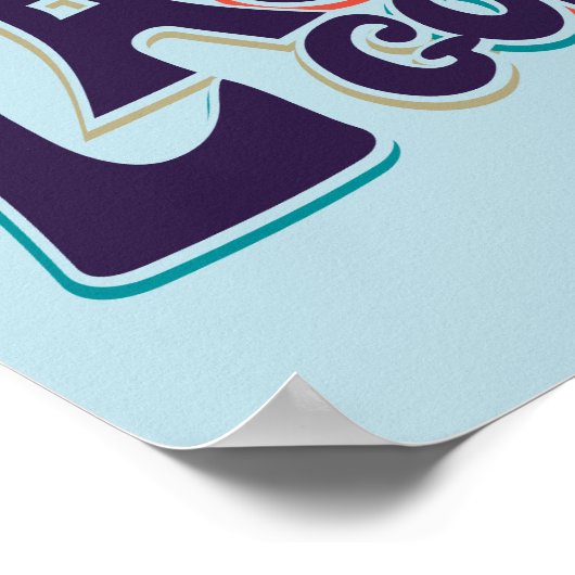 Poster Graphique de homard éternel (Coin)