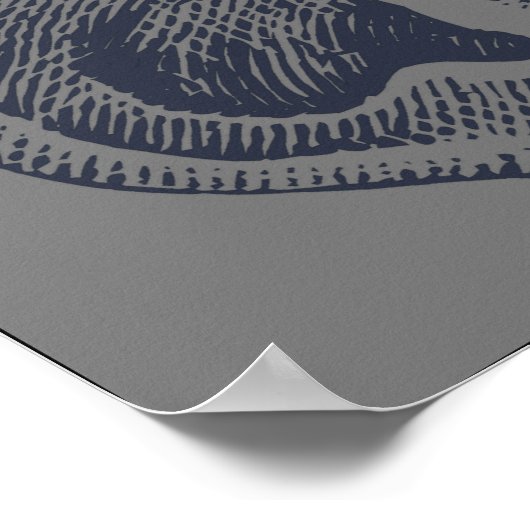 Poster Graphique de huit oreilles (Coin)