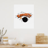 Poster Graphique de Kaboom Pop Art (Cuisine)