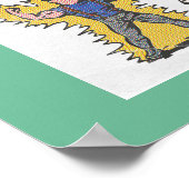 Poster Graphique de la feuille d'autocollants rétro Gooni (Coin)