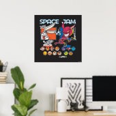 Poster Graphique de la liste SPACE JAM™ TUNE SQUAD™ VS Mo (Bureau à domicile)