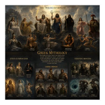 Graphique de la mythologie grecque