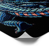 Poster Graphique de l'alligator Gator (Coin)