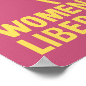 Poster Graphique de libération des femmes - Statue de la  (Coin)