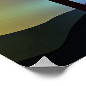 Poster Graphique de Noël du directeur de la nativité (Coin)