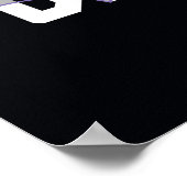 Poster Graphique de nom haute technologie Batgirl (Coin)