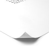 Poster Graphique de placement de soirée d'entreprise avec (Coin)
