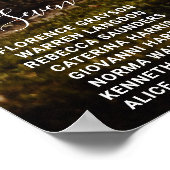 Poster Graphique de placement élégant pour mariage modern (Coin)