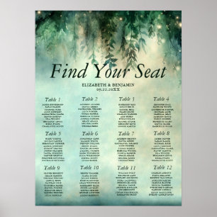 Poster Graphique de placement Enchanted Forest Greenery M