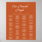Poster Graphique de placement imprimable calligraphie ter (Devant)