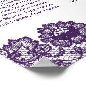 Poster Graphique de placement Rustique Tournesol en Dente (Coin)