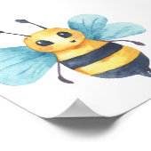 Poster Graphique de révélation du sexe de l'abeille Garço (Coin)