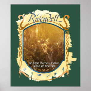 Poster Graphique de Rivendell