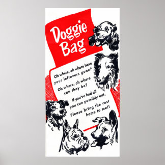 Poster Graphique de sac à dos classique