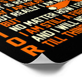 Poster Graphique de sensibilisation à la sclérose en plaq (Coin)