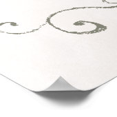 Poster GRAPHIQUE DE SIÈGE 151-200 | Élégant Mariage rouge (Coin)