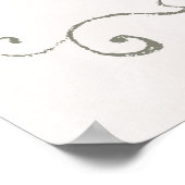 Poster GRAPHIQUE DE SIÈGE 81-120 | Élégant Mariage de bea (Coin)