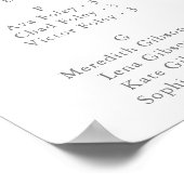 Poster Graphique de siège alphabétique sauvage coloré Dai (Coin)