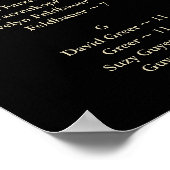 POSTER GRAPHIQUE DE SIÈGE DE L'APOLE D'OR FAUX, ALPHABÉTI (Coin)