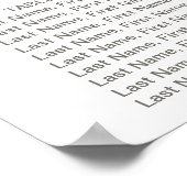 Poster Graphique de siège du monogramme de la couronne de (Coin)