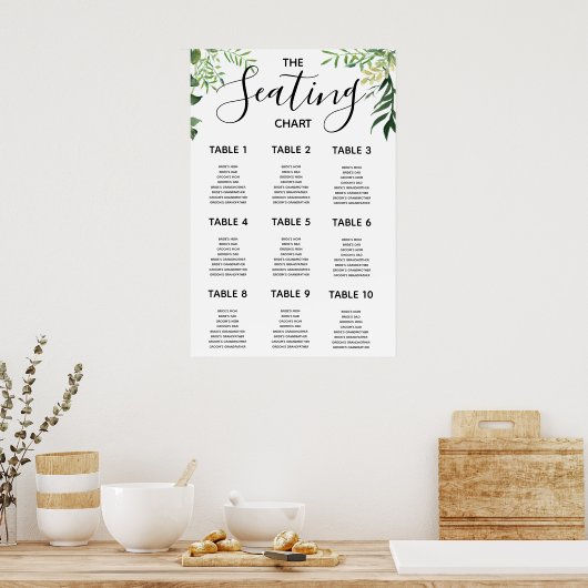 Poster GRAPHIQUE DE SIÈGE mariage (Cuisine)