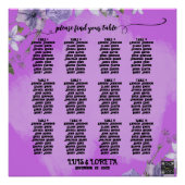 Poster Graphique de siège Mariage de l'écriture (Devant)