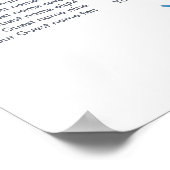 Poster Graphique de sièges à Mariage floral à mélange vio (Coin)