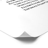 Poster Graphique de sièges alphabétiques Rose de Boho ros (Coin)