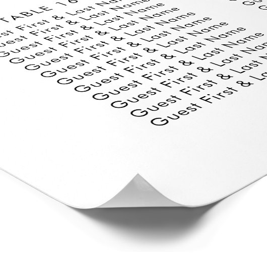 Poster Graphique de sièges de fleur dessinée à la main (Coin)