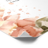 Poster Graphique de sièges | Fête des mariées Brunch & Bu (Coin)