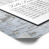 Poster Graphique de sièges Mariage de l'arbre à bouleau d (Coin)