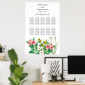 Poster Graphique de sièges Mariage de périphérique fleur (Bureau à domicile)