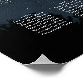 Poster Graphique de sièges PixDezines Stars+Light Strings (Coin)