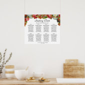 Poster Graphique de table de mariage rustique d'automne f (Cuisine)