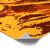 Poster Graphique de texture Vintage Grunge Arrière - plan (Coin)