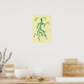 Poster Graphique de typographie BOWTRUCKLE™ PICKETT™ (Cuisine)